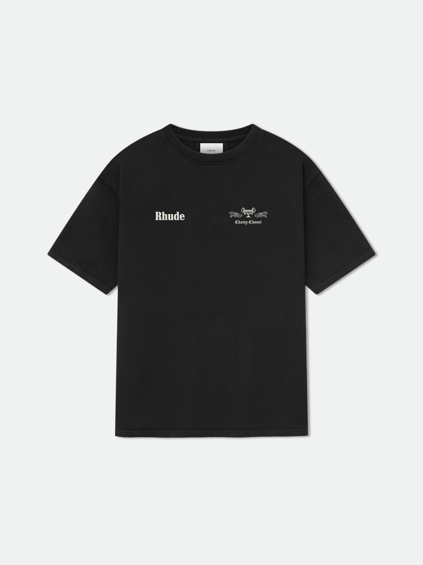RHUDE x DOMAINE CHAVY-CHOUET TEE - VTG BLACK