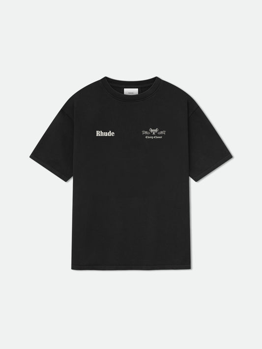 RHUDE x DOMAINE CHAVY-CHOUET TEE - VTG BLACK