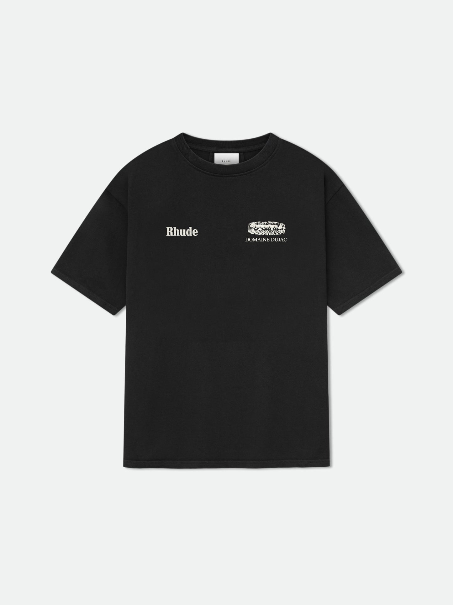 RHUDE x DOMAINE DUJAC TEE - VTG BLACK
