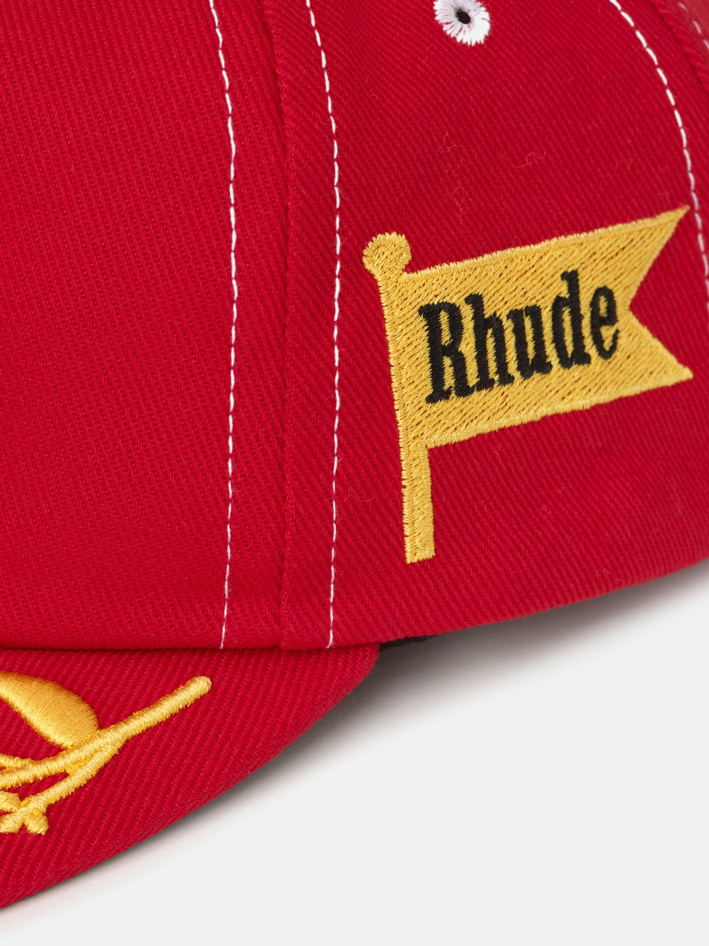 GP R-CROWN HAT - RED\/WHITE\/GOLD