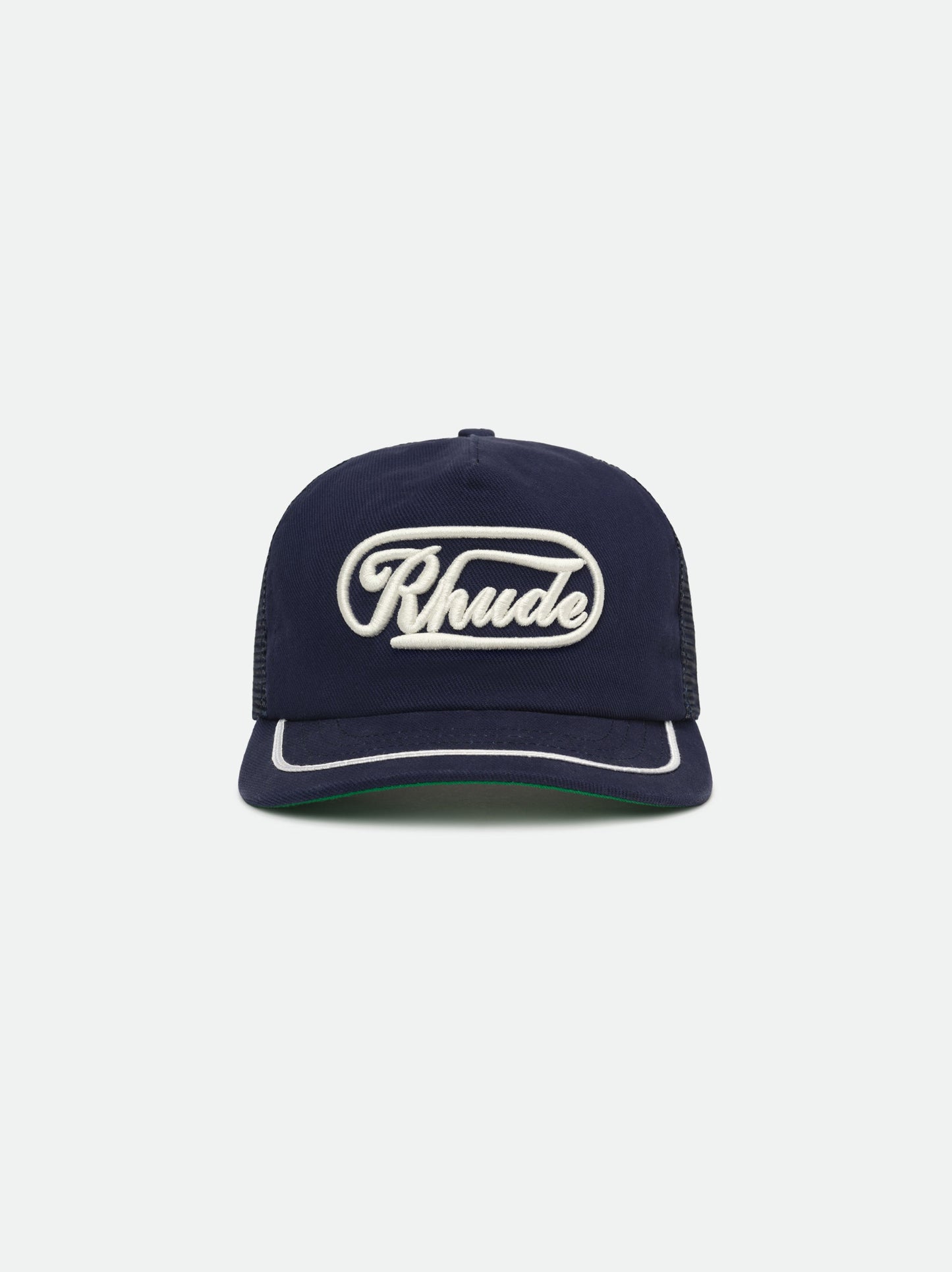 RHUDE PATCH TRUCKER HAT - NAVY\/ WHITE