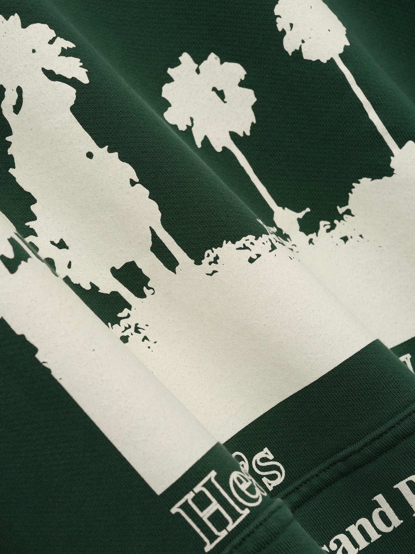 THOUSAND PALMS HOODIE - VINTAGE FOREST GREEN \/ WHITE