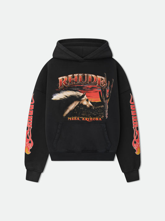 MESA STALLION HOODIE - VTG BLACK