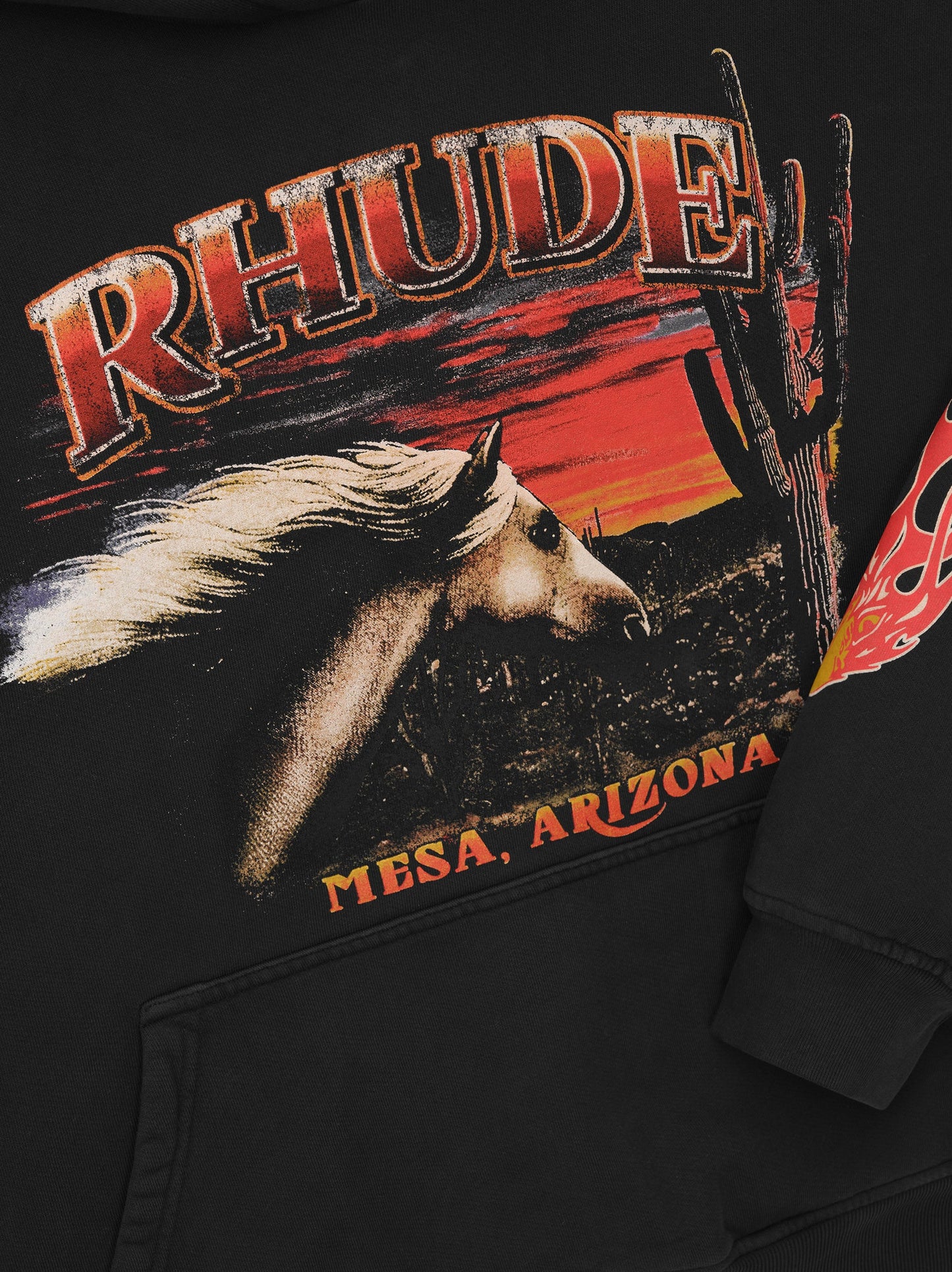 MESA STALLION HOODIE - VTG BLACK