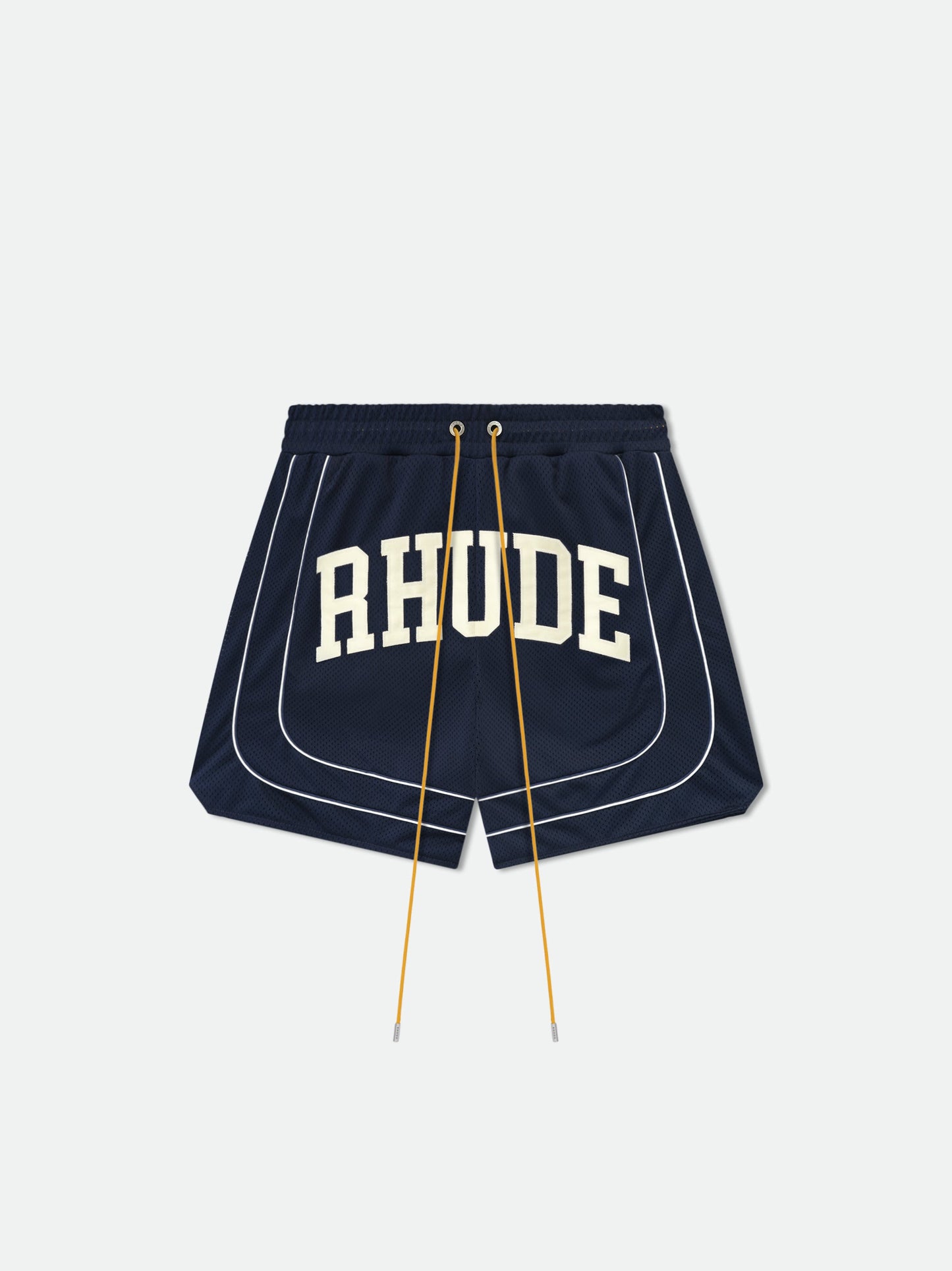 BAGGY COLLEGIATE LOGO SHORT - NAVY\/CREAM