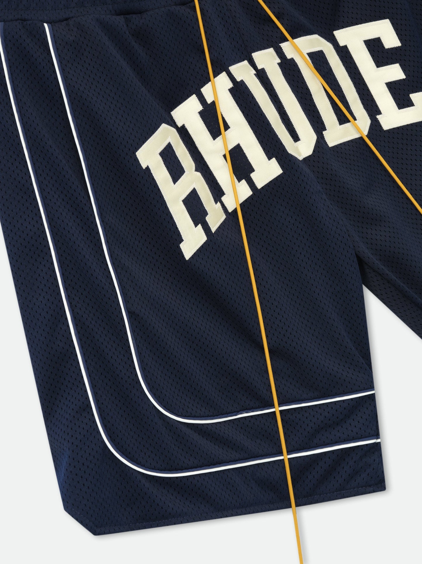 BAGGY COLLEGIATE LOGO SHORT - NAVY\/CREAM