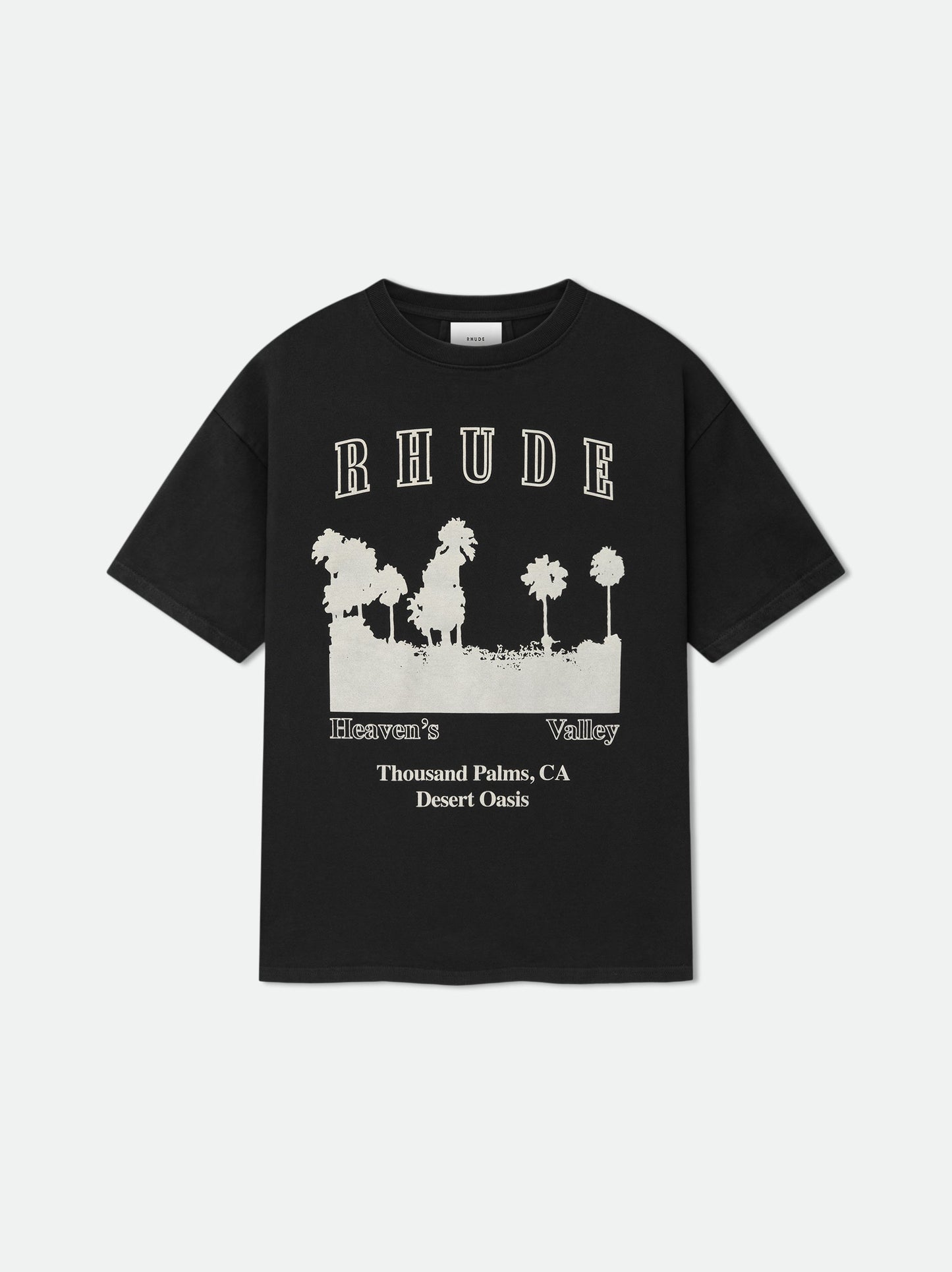 THOUSAND PALMS TEE - VTG BLACK\/WHITE