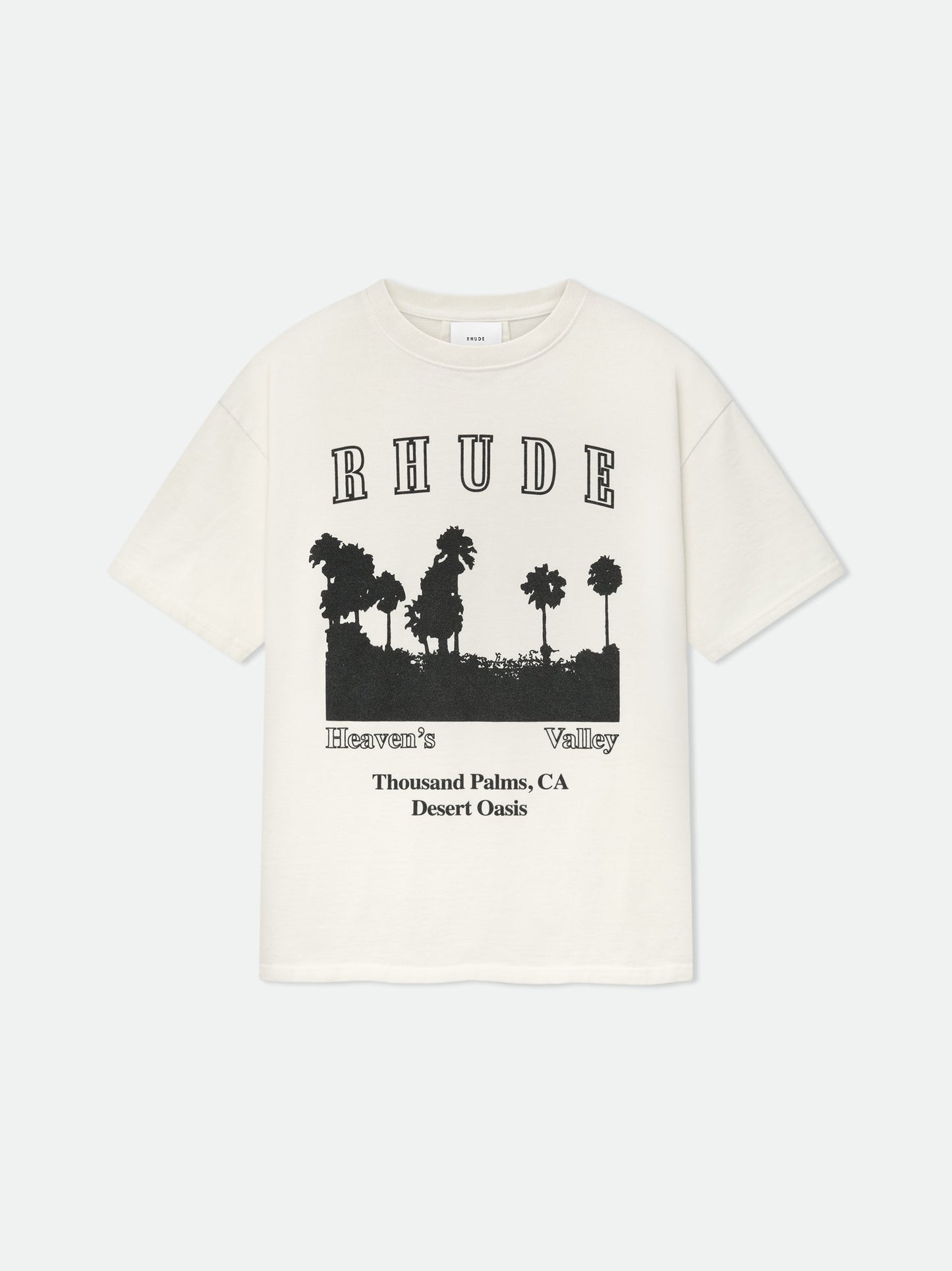 THOUSAND PALMS TEE - VTG WHITE\/BLACK