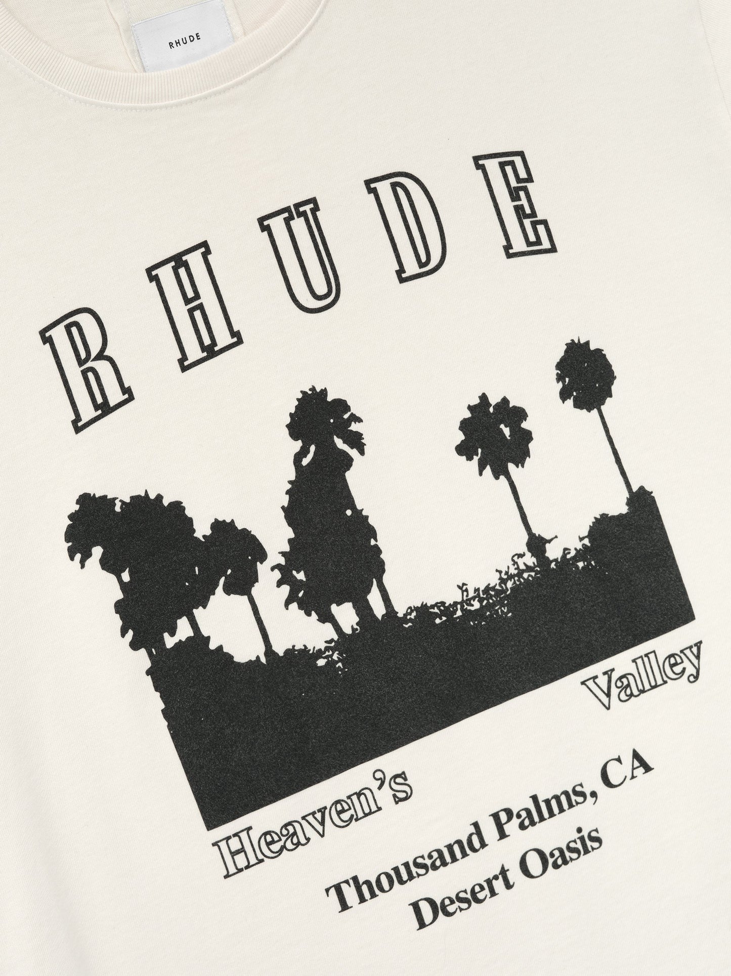 THOUSAND PALMS TEE - VTG WHITE\/BLACK