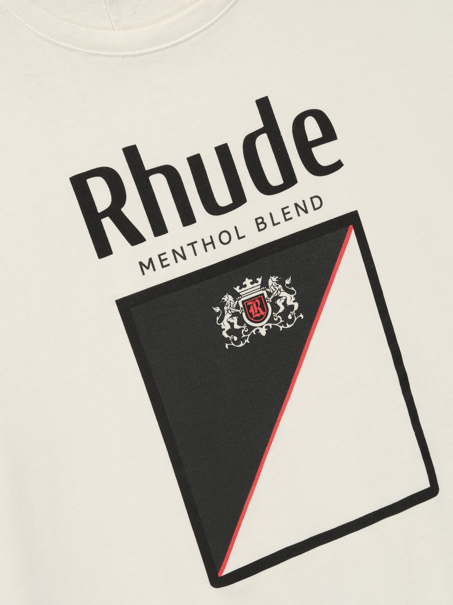 COLLINS FUMAR TEE - VINTAGE WHITE \/ BLACK \/ RED