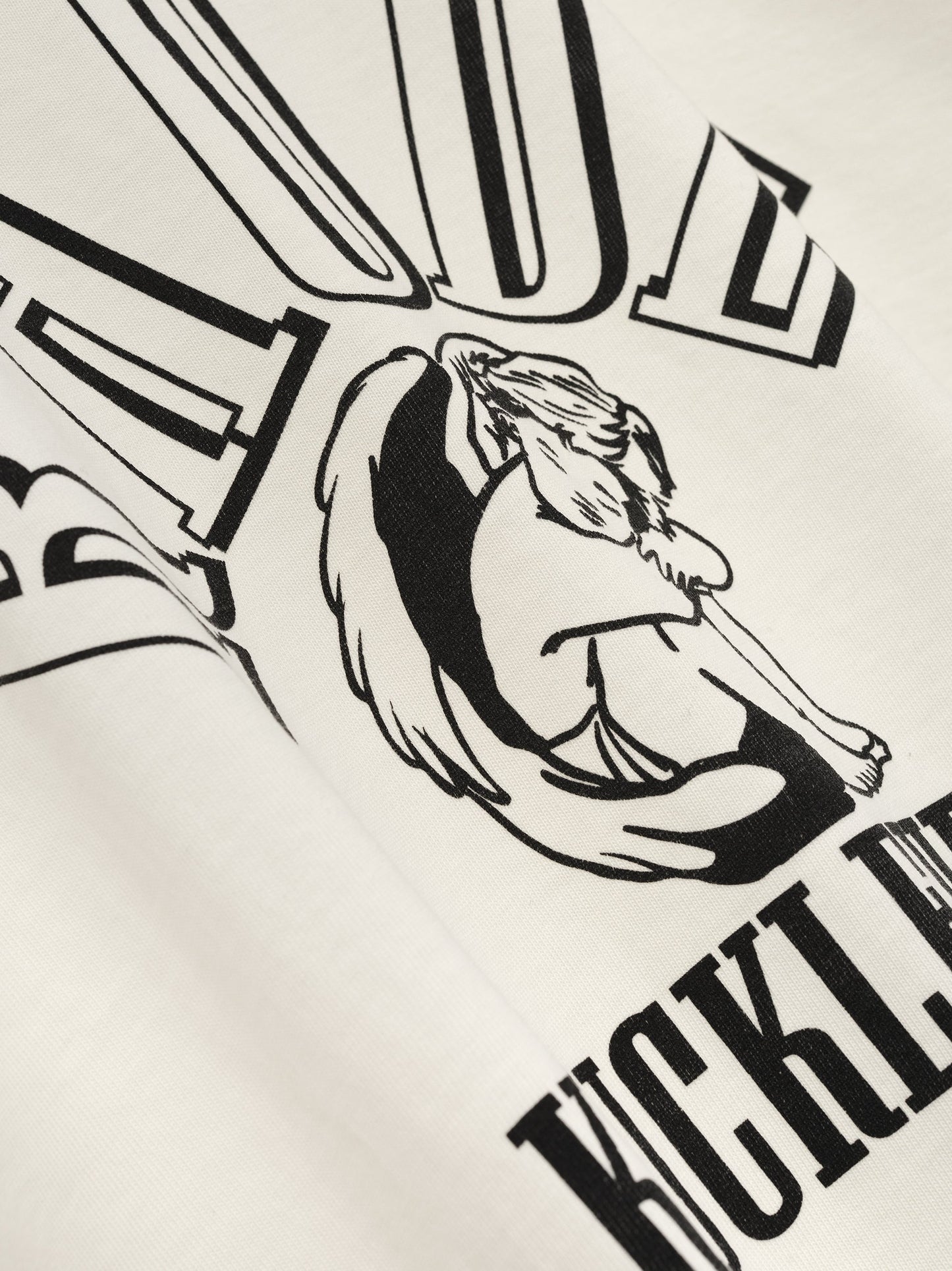 RHUDE KNUCKLEHEADS TEE - VTG WHITE\/BLACK