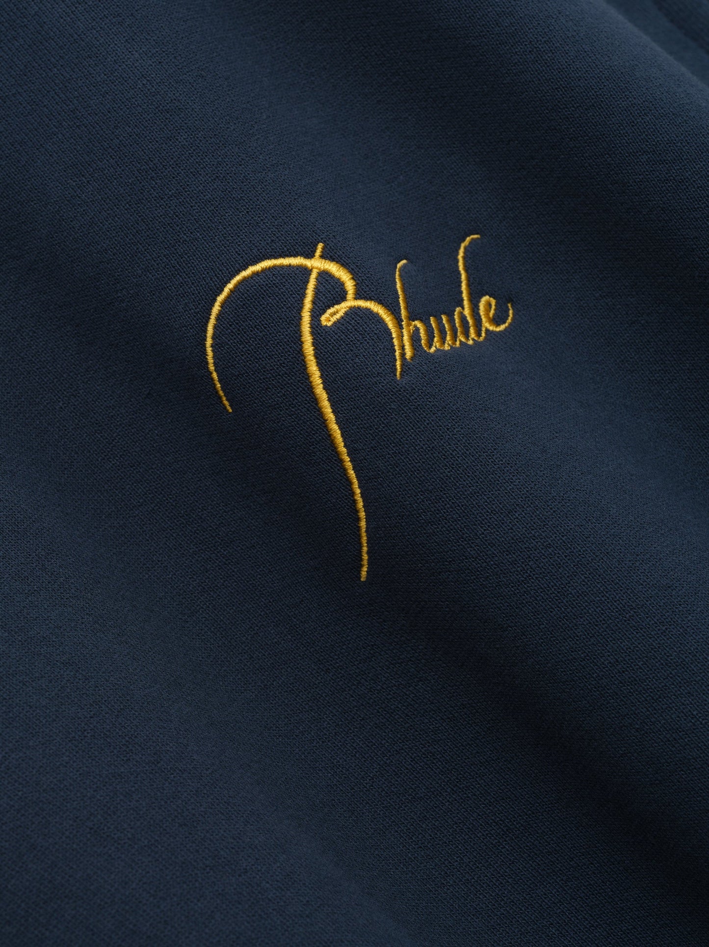 CLASSIQUE FULL ZIP HOODIE - NAVY\/YELLOW