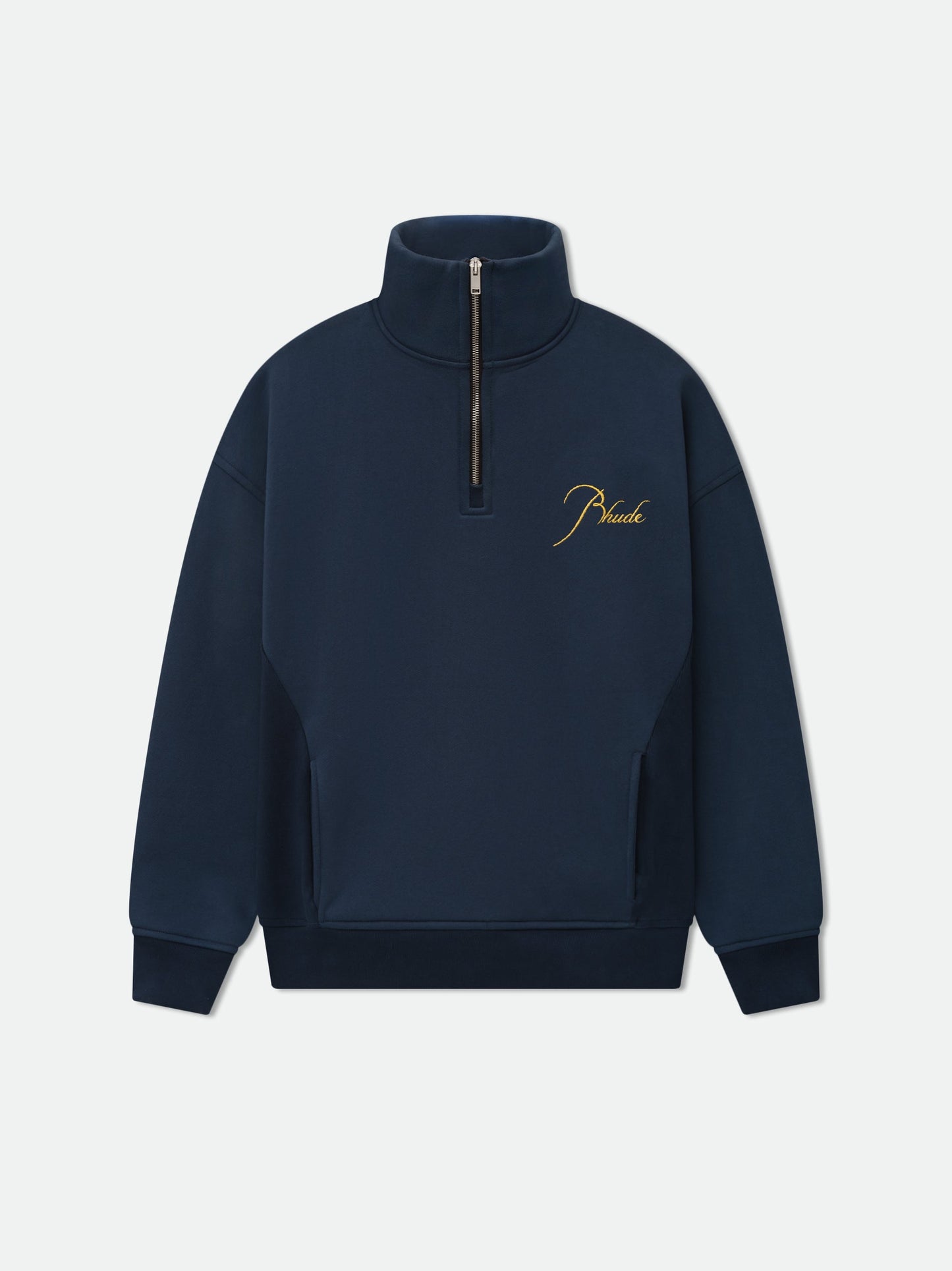 CLASSIQUE QUARTER ZIP - NAVY\/YELLOW