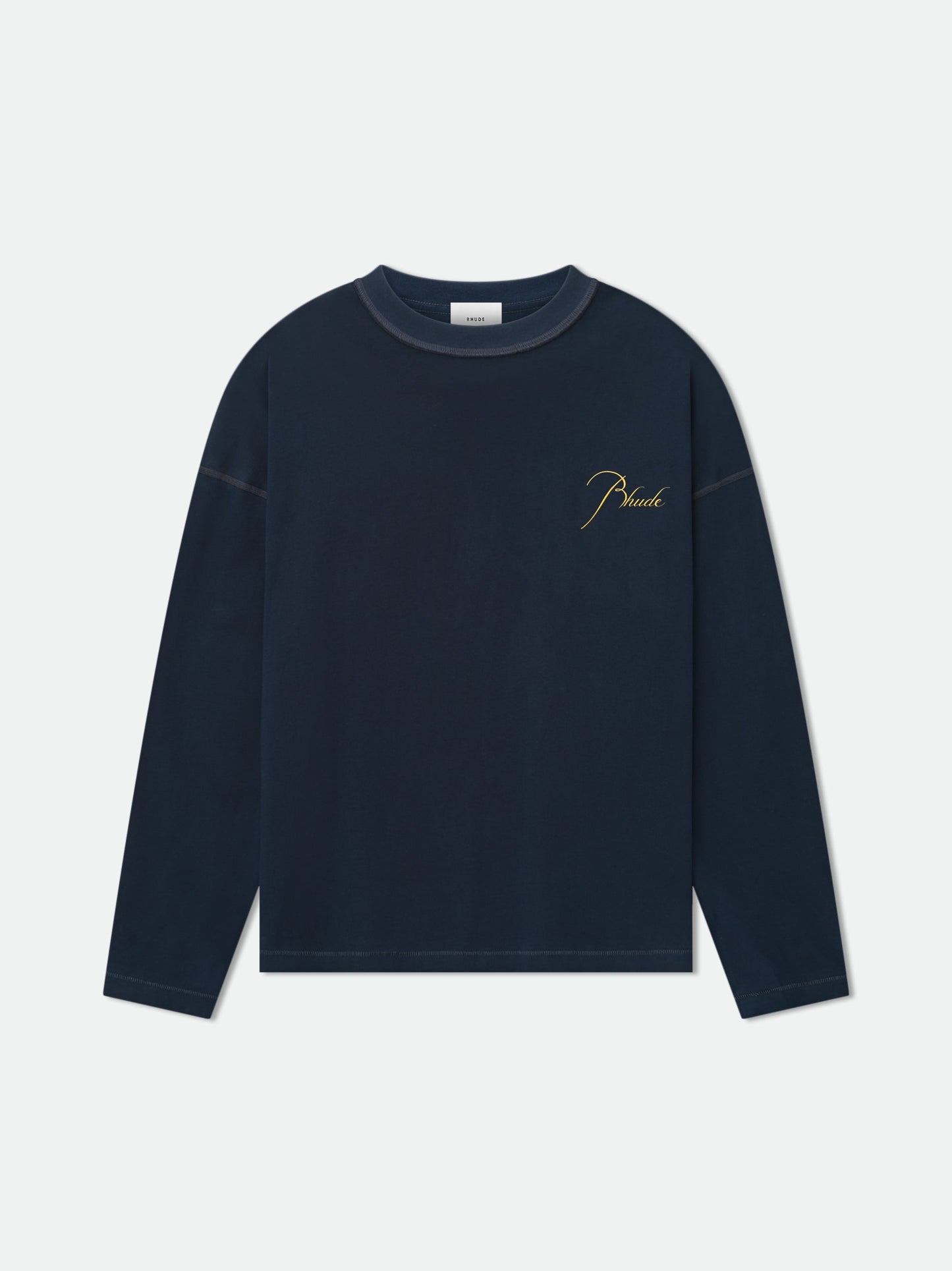 CLASSIQUE REVERSE LS TEE - NAVY