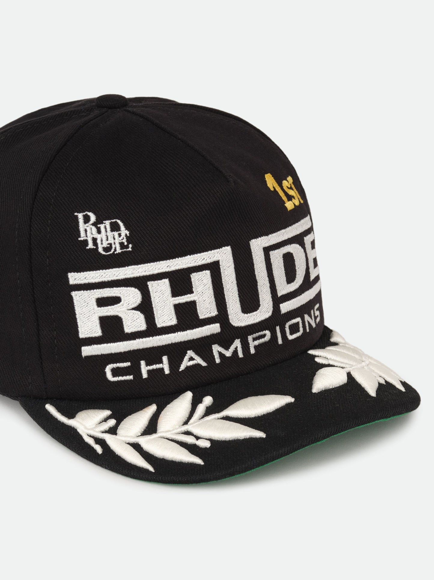 RHUDE CHAMPIONS GP HAT - BLACK