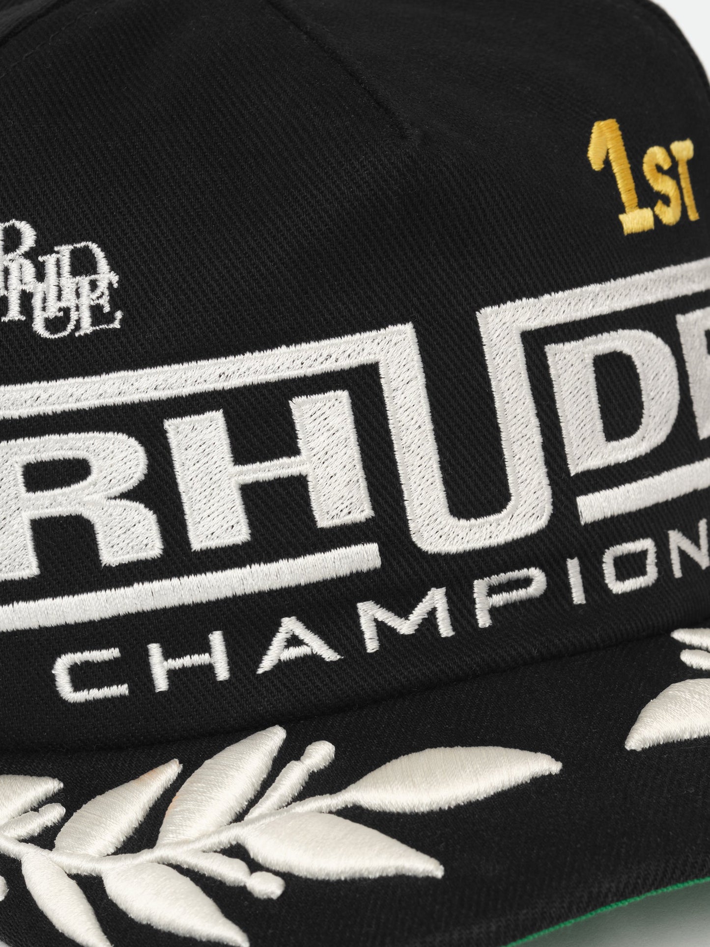 RHUDE CHAMPIONS GP HAT - BLACK