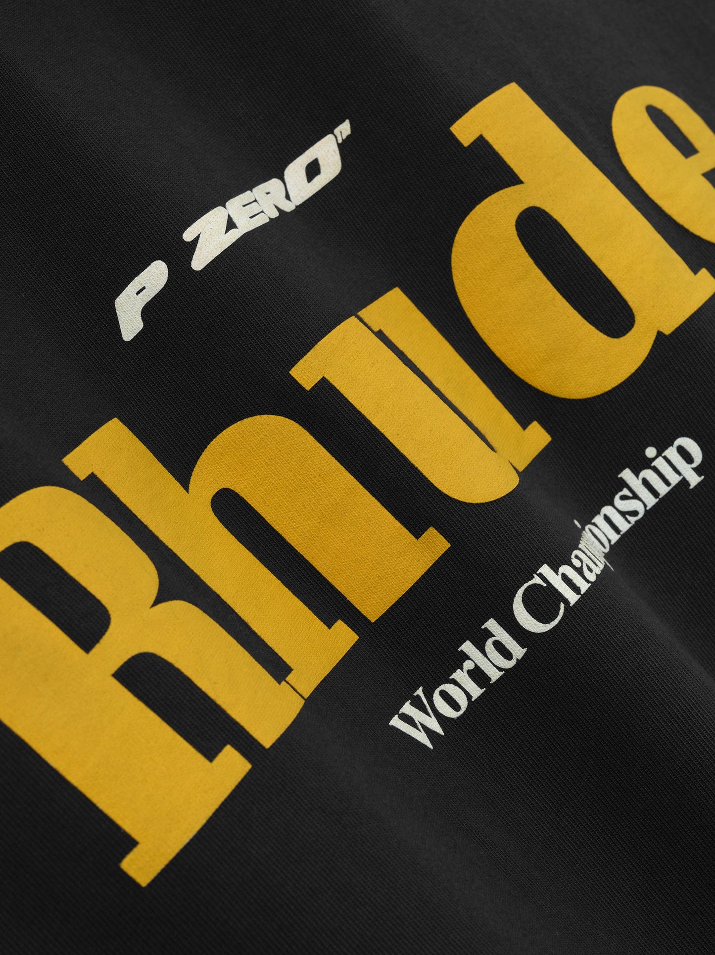 RHUDE WORLD CHAMP TEE - VTG BLACK